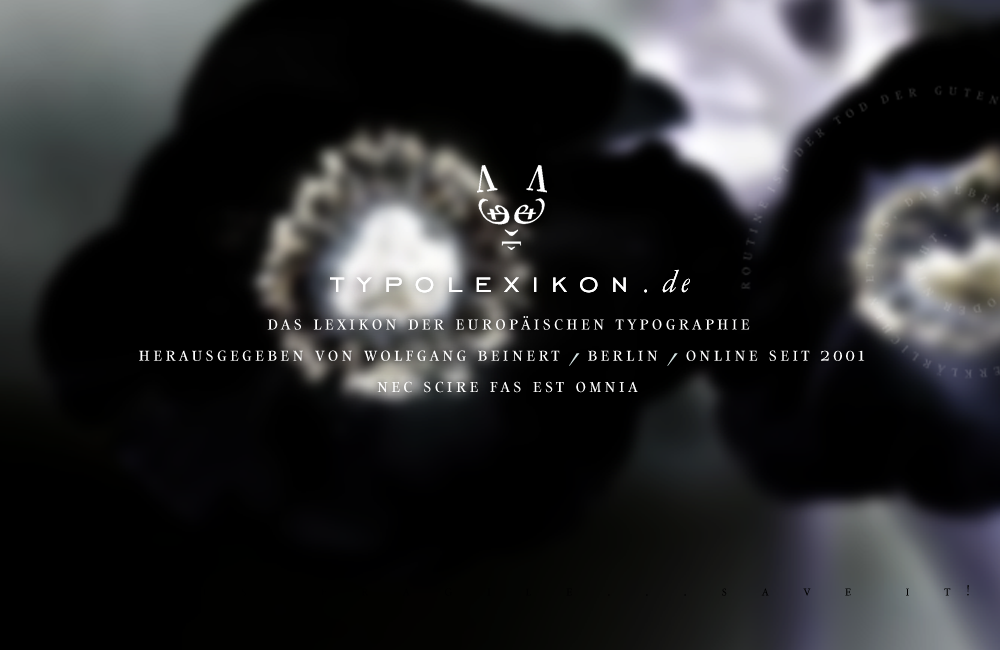Typolexikon.de Das Lexikon der Typografie