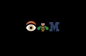 Zu den ersten global operierenden Unternehmen, die das »Graphic Design« im Sinne der »New York School« konsequent umsetzten, gehört ab den 1950 Jahren die IBM International Business Machines Corporation (Good Design is Good Business). Bildzitat: »Eye-Bee-M« Poster des US-amerikanischen Grafikdesigners Paul Rand (1914–1996). Quelle und weitere Informationen zur Designhistorie der IBM unter www-03.ibm.com/ibm/history/ibm100/us/en/icons/gooddesign/.