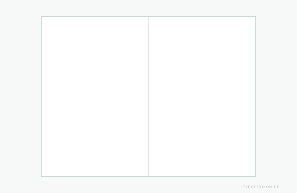 Konstruktionsprinzip des Villardschen Teilungskanons für einen Buchsatzspiegel. Infografik 1: Buchdoppelseite. Linke Buchseite »Verso« (Widerdruck), rechte Buchseite »Recto« (Schöndruck). Konstruktionsprinzip des Villardschen Teilungskanons für einen Buchsatzspiegel. Infografik 1: Buchdoppelseite. Linke Buchseite »Verso« (Widerdruck), rechte Buchseite »Recto« (Schöndruck).