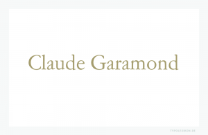 Nachschnitt einer Amsterdamer Garamond im normalen Schriftschnitt von Morris Fuller Benton (1872–1948) für die ATF-Company (USA) aus dem Jahre 1917. Infografik: www.typolexikon.de