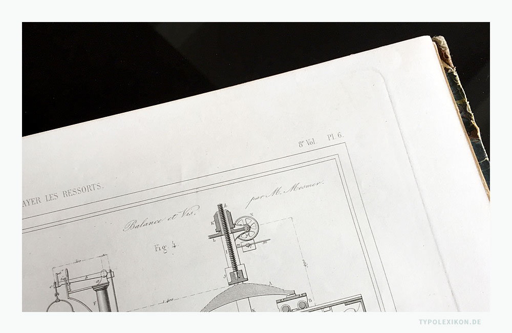 Beispiel einer gedruckten »Schönschreibschrift« aus dem Jahre 1853. Quelle: Publication Industrielle des Machines, Outils et Appareils, Chez M. Carilian-Goeury et Victor Dalmont, Libraires pour L´Industrie, les Arts et Les Scirnces, Paris.