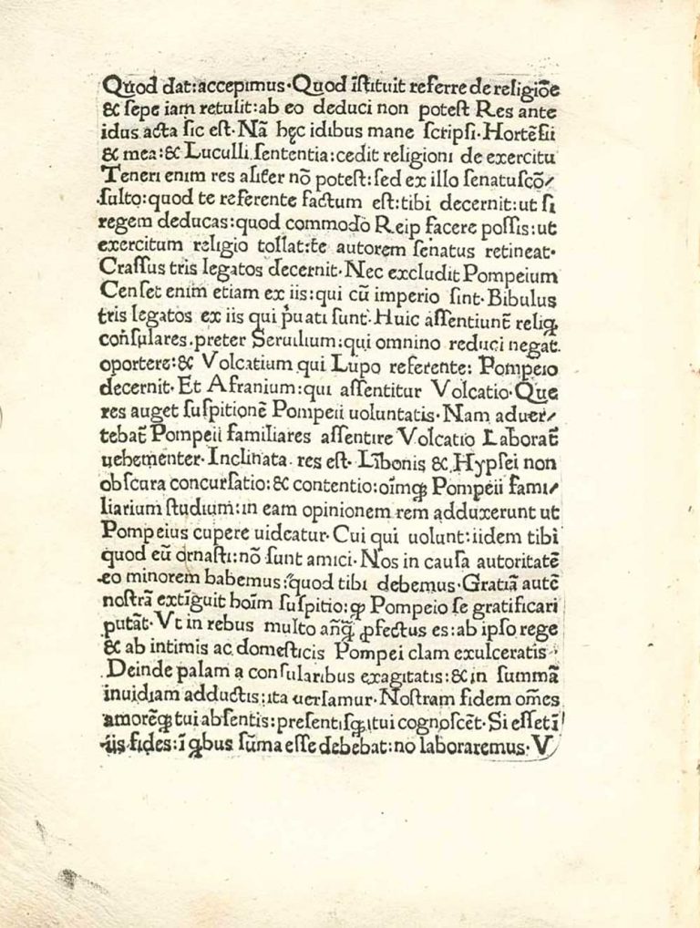 Ciceros »Epistulae ad familiares«