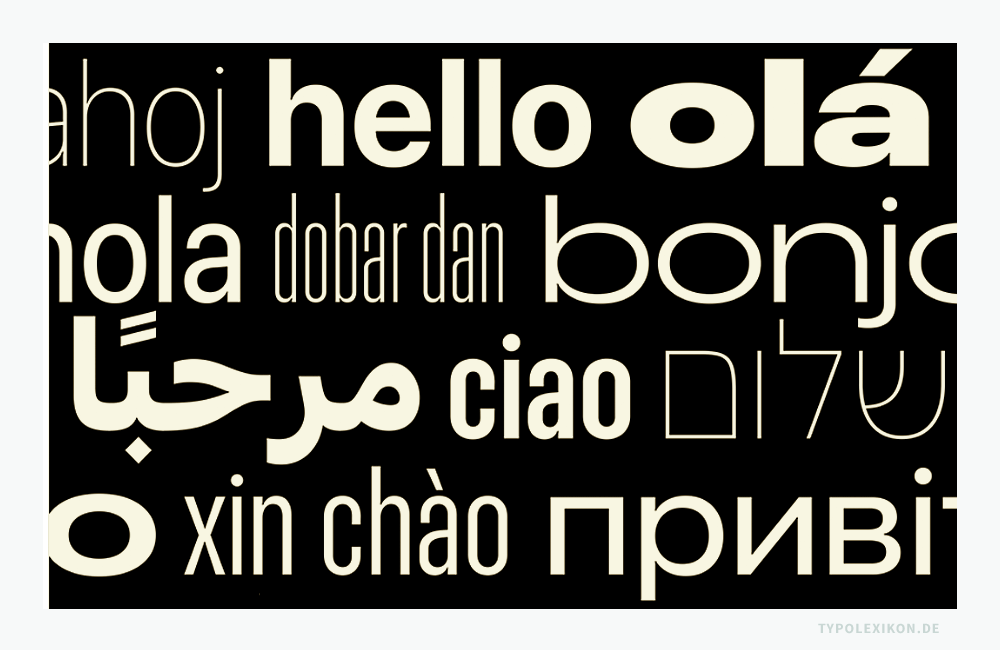 Der Font »San Francisco« ist die primäre Systemschrift von Apple ®, der von der Softwarearchitektur des Betriebssystem macOS ® benötigt wird.